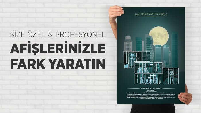 özgün afiş, poster, ilan ve tabelalarınızı hazırlayabilirim