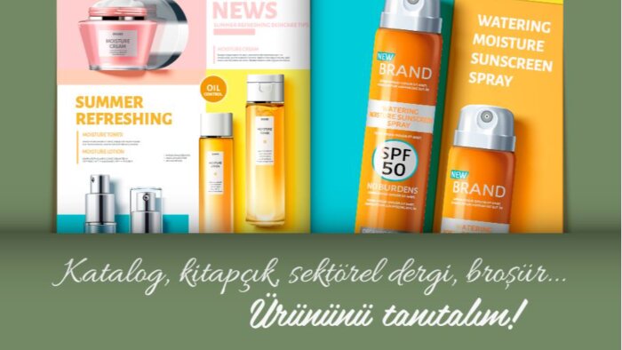geleneksel veya sıradışı katalog ve broşür tasarlayabilirim