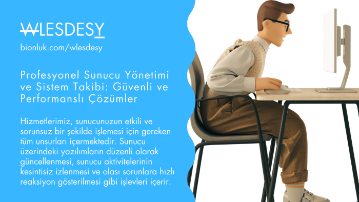 sunucu yönetimini ve sistem takibini sağlayabilirim