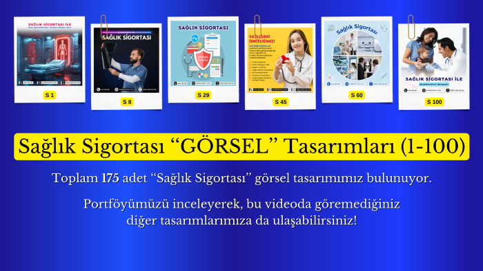 dikkat çekici sağlık sigortası tasarımları yapabilirim