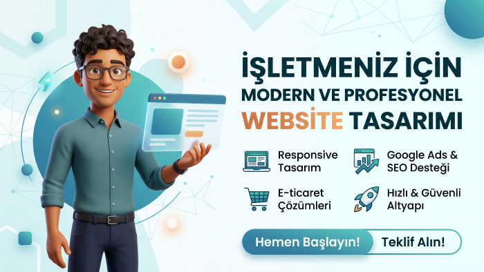 işletmeniz için profesyonel web siteleri geliştiririm