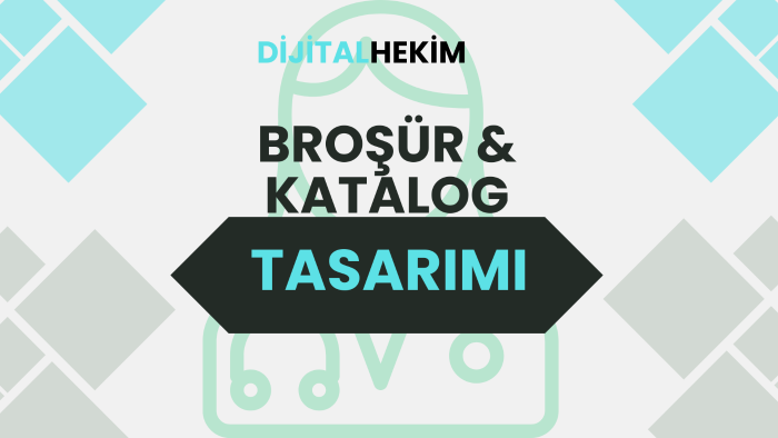  broşür, katalog ve tüm tasarım işlerinizi yaparım