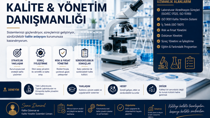 deney laboratuvarlarını akreditasyona hazırlayabilirim
