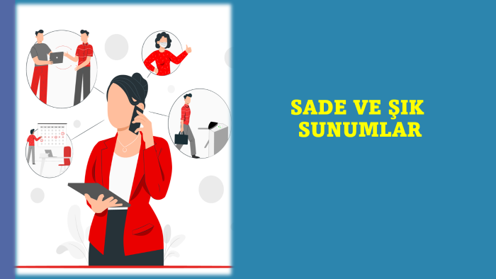 yaratıcı şık tasarımlar oluştururum