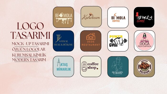 sizin için kurumsal logo tasarlayabilirim