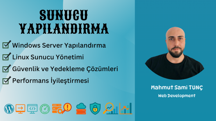 sunucu kurulumu ve danışmanlık hizmetleri sağlıyorum