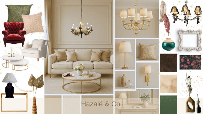 iç mekan moodboard ve konsept hazırlıyorum