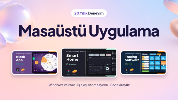 Windows ve Mac masaüstü uygulaması geliştiriyorum