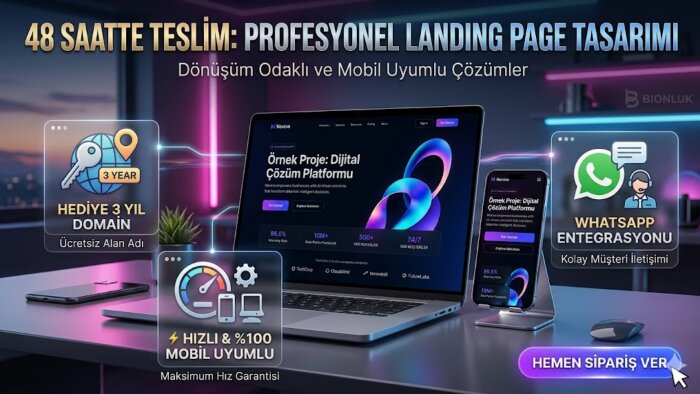 işletmeniz için profesyonel web sitesi hazırlıyorum