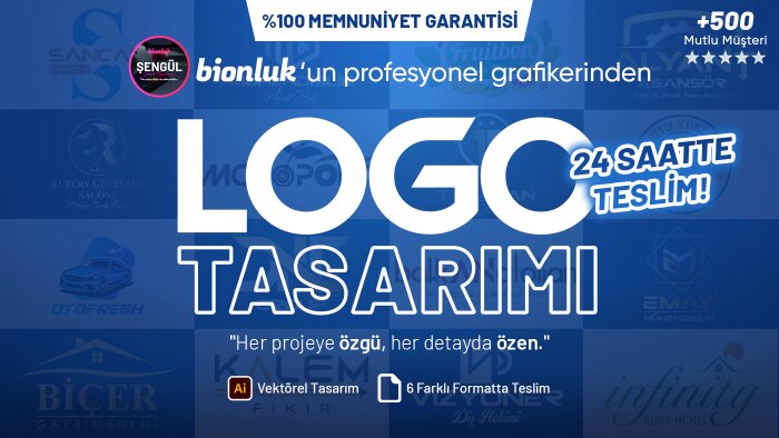 bütcenize uygun tam profesyonel logo tasarımı yapıyorum