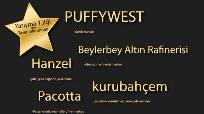 her tarz marka adı oluşturabilirim