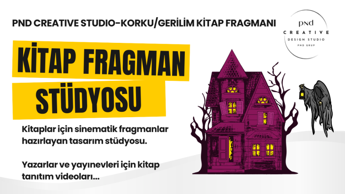 korku kitapları için sinematik kitap fragmanı hazırlarım