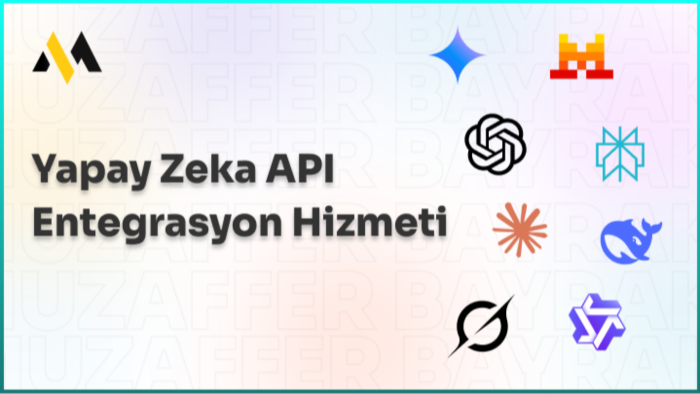 projenize yapay zeka API entegrasyonu yaparım
