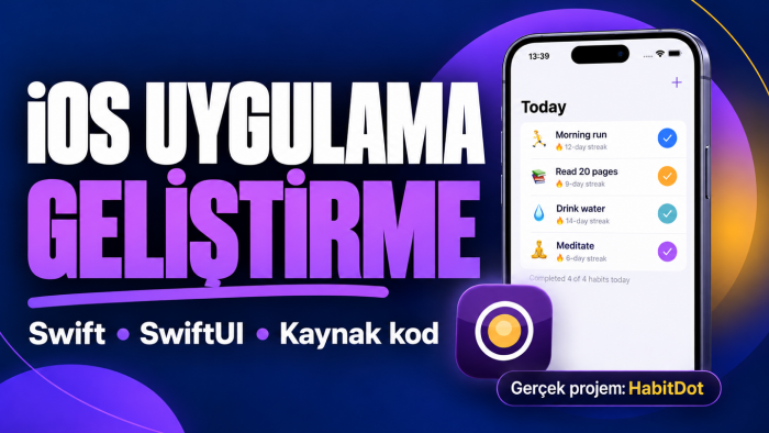 iOS uygulamanızı Swift ve SwiftUI ile geliştiririm