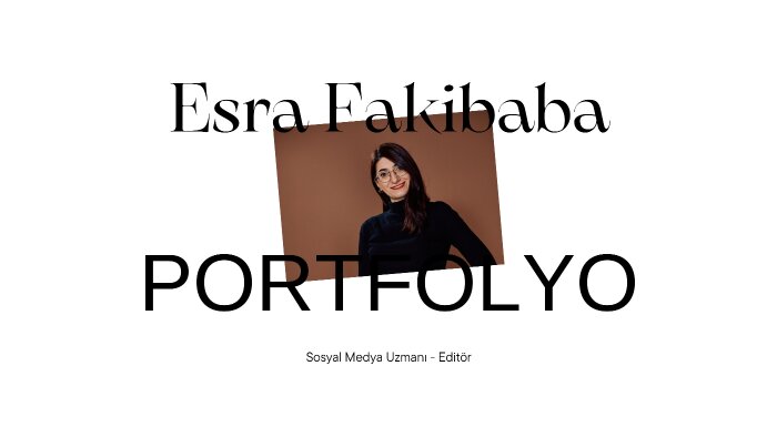 editörlük ve sosyal uzmanlığı yapıyorum