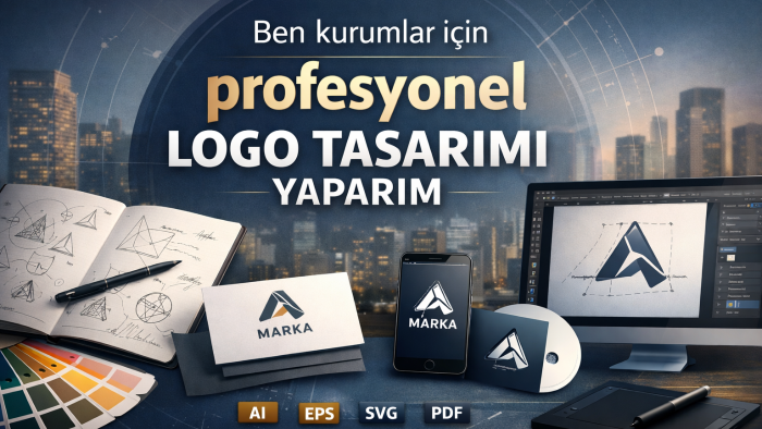 kurum ve kişiler için profesyonel logo tasarımı yaparım