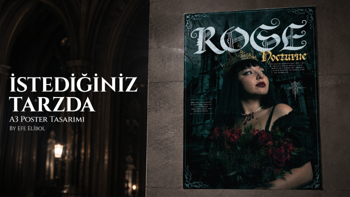 size baskıya hazır poster tasarlarım