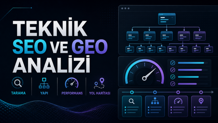 siteniz için teknik SEO ve GEO analiz raporu hazırlarım