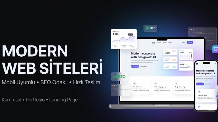hızlı ve profesyonel web siteleri geliştiririm