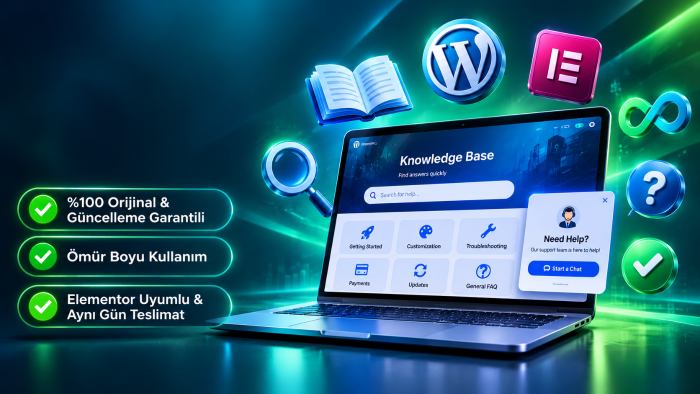 WordPress sitenize sınırsız BetterDocs Pro kurulumu yaparım