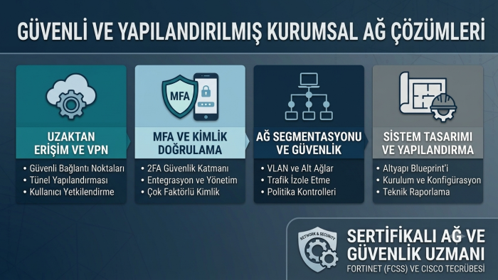FortiGate SSL-VPN ve 2FA/MFA kurulumu yapabilirim