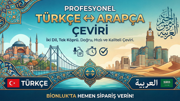 türkçe'den arapçaya , arapçadan türkçeye çeviri yaparım