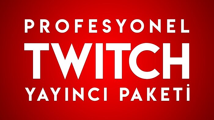 twitch overlay, logo, full yayıncı paketi hazırlarım