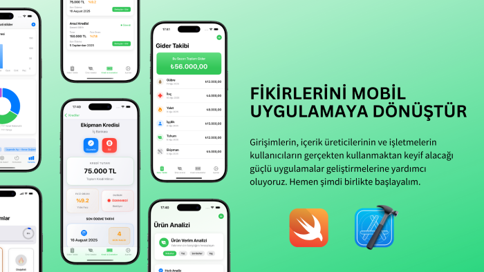 Swift ile mobil uygulama geliştiriyorum