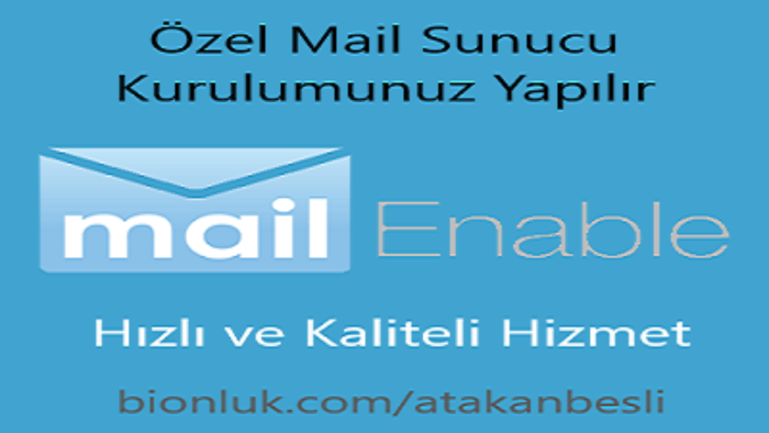 size özel mailenable mail sunucu kurulumu yapabilirim
