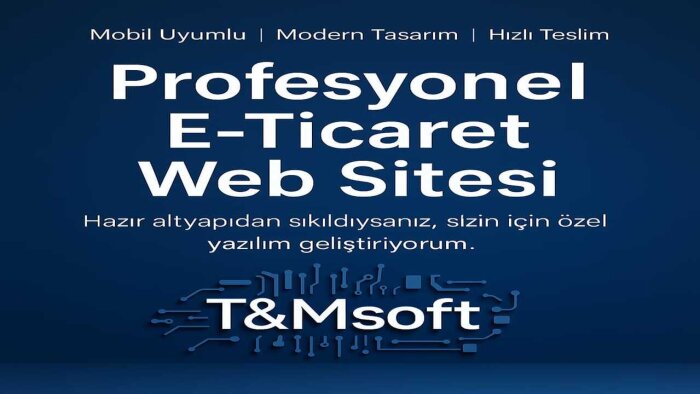profesyonel e ticaret sitesi yaparım