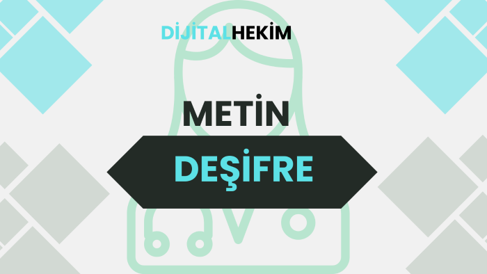 ses ve video kayıtlarını deşifre ederim