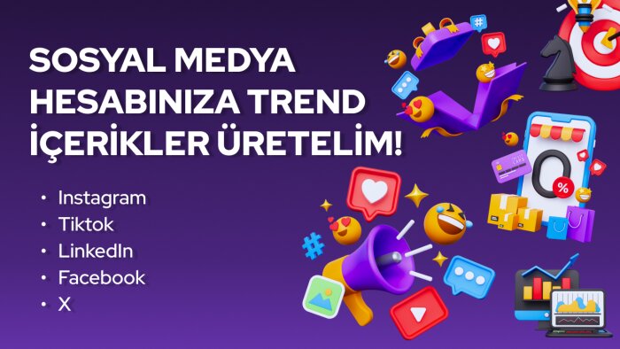 sosyal medya hesabınıza içerik üretirim