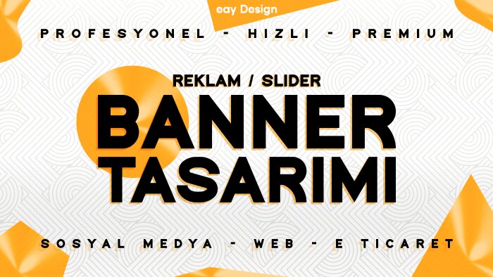 profesyonel ve dikkat çekici Reklam Banner tasarlarım