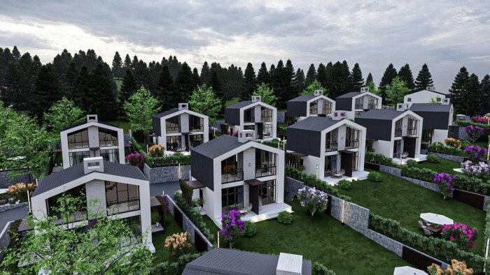 yapınız için modern dış cephe tasarımları, renderlar yaparım