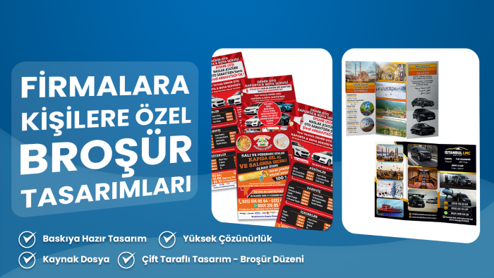 yaratıcı ve etkileyici broşür tasarımları sunuyorum