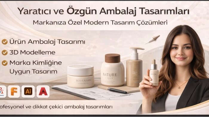  yaratıcı ve özgün ambalaj tasarımı yaparım