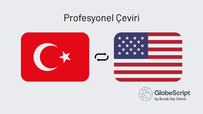 İngilizce - Türkçe çeviri yaparım