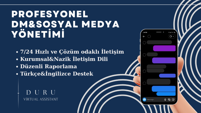  sosyal medya hesaplarınızını profesyonelce yönetirim