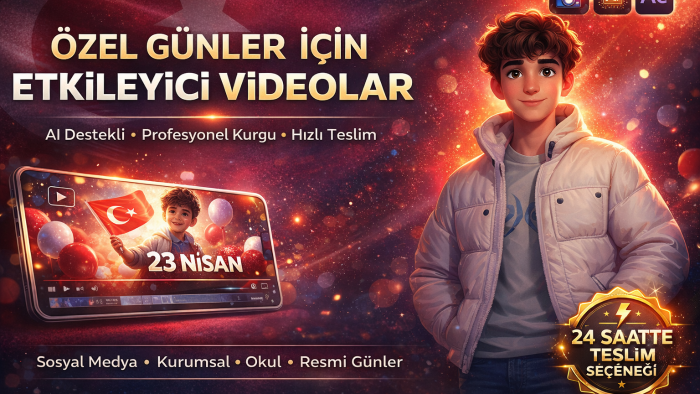 kurumsal ve bireysel özel gün videoları hazırlarım