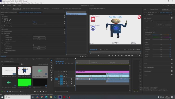 youtube oyun videolarınızı güzel bir biçimde kurgularım