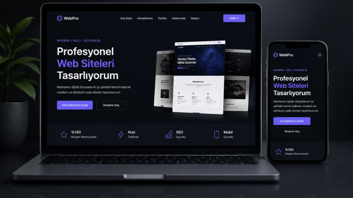 web sitenizi yapar ve hostlarım