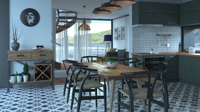 3D mimari modellemeleler yapıyorum