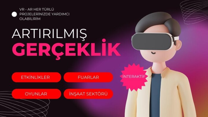 artırılmış gerçeklik (AR) projeleri oluşturabilirim