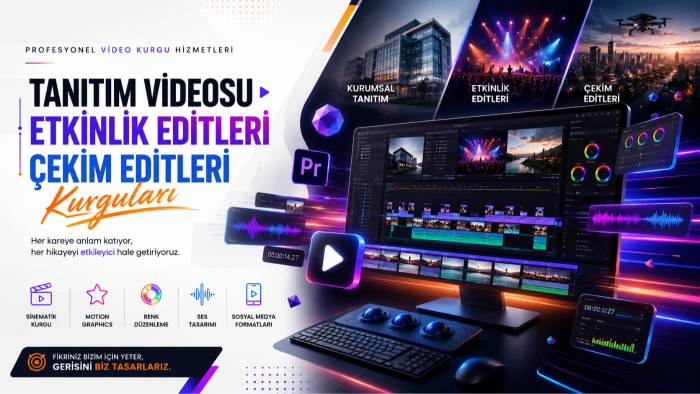 elinizdeki videoları profesyonel olarak editlerim
