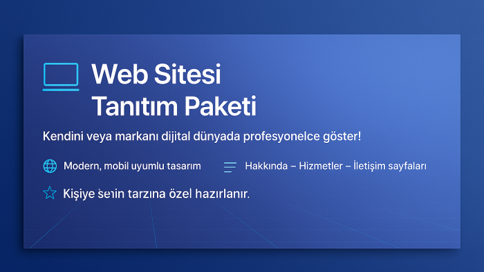 en iyi şekilde web sitenizi oluştururum