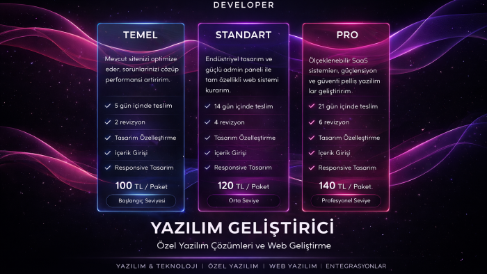 güvenli ve sağlam web mimarileri kurarım