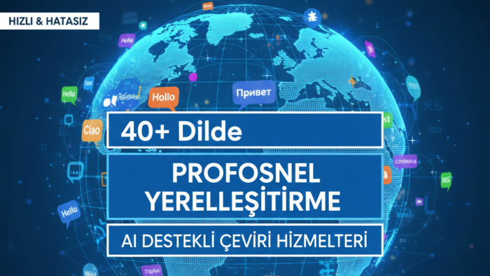 40+ dilde profesyonel  çeviri yapabilirim