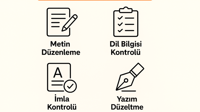 metinlerinizi profesyonelce hatasız şekilde düzenlerim