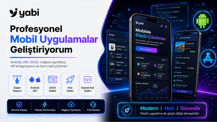 profesyonel mobil uygulama geliştiriyorum