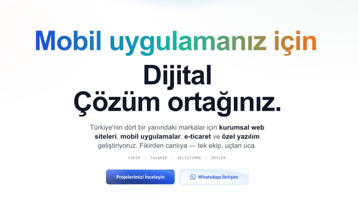 fikirlerinizi mobil uygulamaya dönüştürürüm